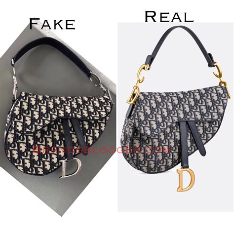 how to spot fake vintage dior saddle bag|authentic dior saddle bag.